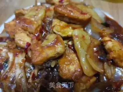 Make Hot cabbage tofu step 23