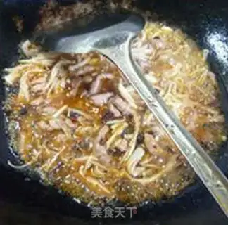 Make Skinny silk fried golden mushrooms step 7