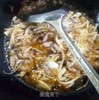 Make Skinny silk fried golden mushrooms step 8