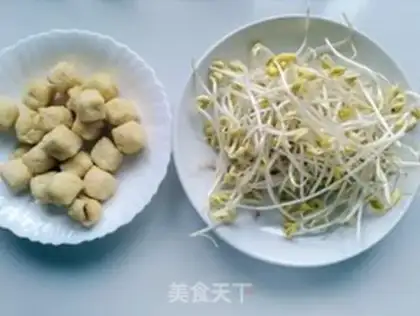 Make Bean sprouts, tofu step 0