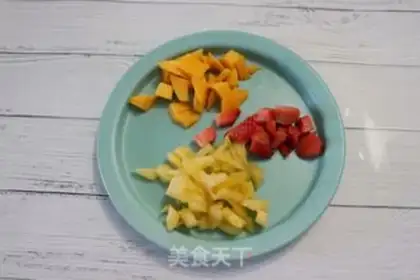 Make Fruit omelet step 8