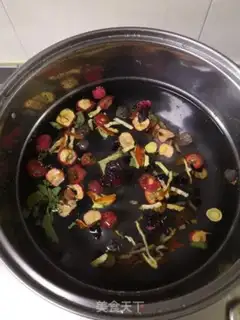 Make Sour plum soup step 1