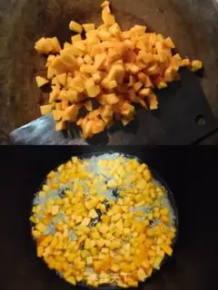 Make Egg rice step 1