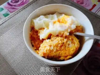 Make Egg rice step 5