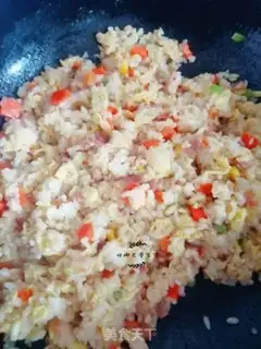 Make Bacon fried rice step 6