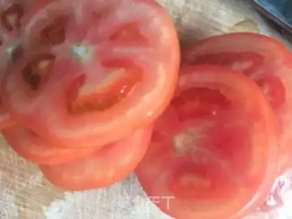 Make Sugar with tomatoes step 1