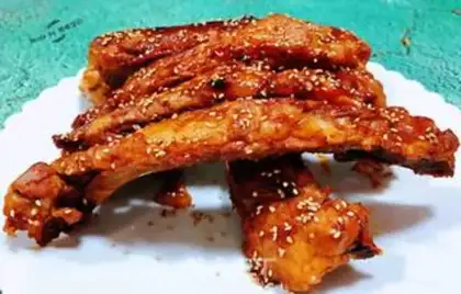 Make Orléans red burn ribs step 8