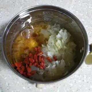 Make Milk peach gel mango step 2