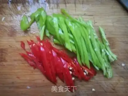Make Blue pepper cabbage step 3