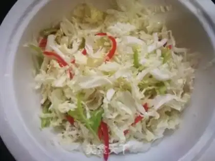 Make Blue pepper cabbage step 6