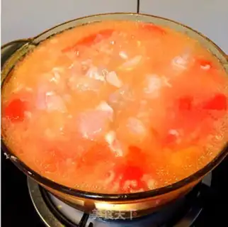 Make Tomato fish porridge step 4