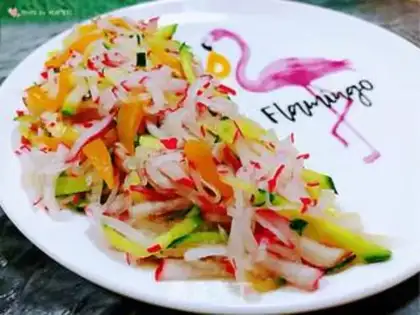 Make Quicumbers with radishes step 12