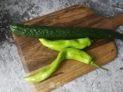 Make Pepper cucumber step 0