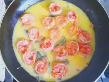 Make Cheese and shrimp step 6