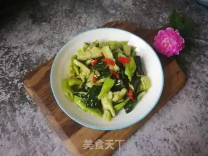 Make Pepper cucumber step 6