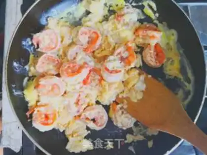 Make Cheese and shrimp step 7