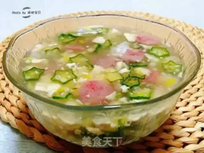 Make Autumn sausage tofu step 11