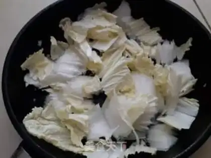 Make Snowball eggs, fried beans step 11