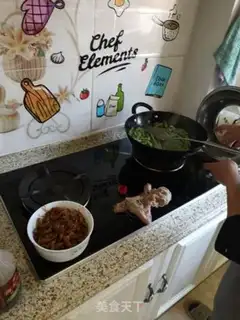 Make Bean bean noodle step 1