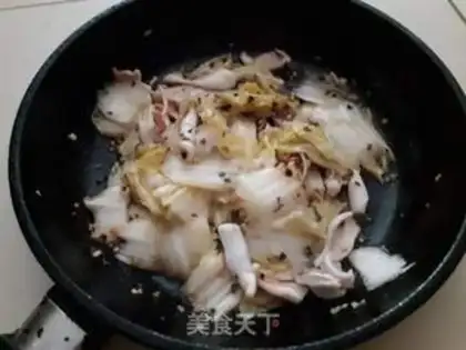 Make Garlic squid for cabbage step 8