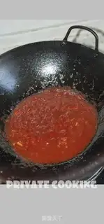 Make Tomato sauce and dragonfish step 9