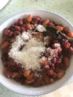 Make Red bean rice step 2