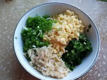 Make The egg dumplings step 6