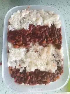 Make Red bean rice step 6