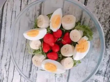 Make Vegetable egg salad step 3