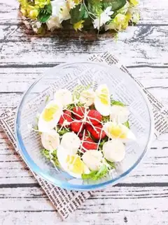 Make Vegetable egg salad step 4