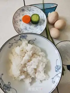 Make Goldball fried rice step 0