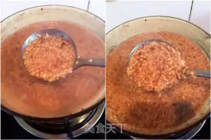 Make Red bean porridge step 2