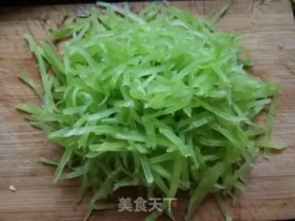Make Garlic silk step 1