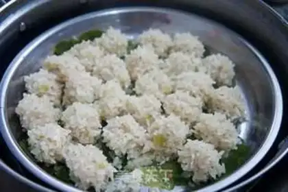 Make Meat tofu pearls step 7