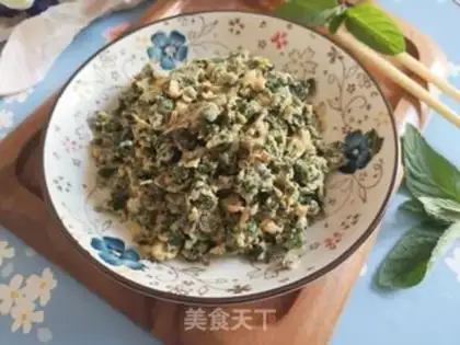 Make Mint fried eggs step 9