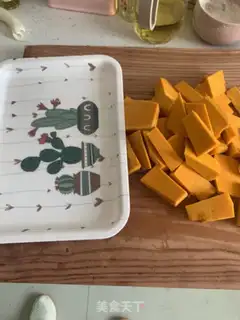 Make Goldmelon rice cake step 0