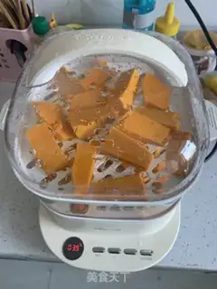 Make Goldmelon rice cake step 1