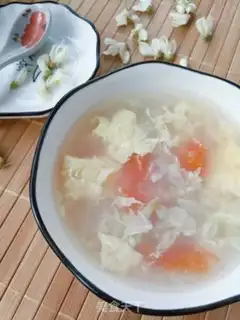 Make Tomato egg soup step 20
