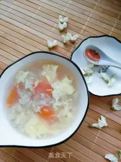 Make Tomato egg soup step 21