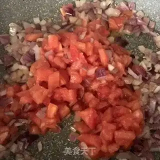 Make Tomato beef rice step 5