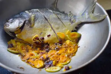 Make Tofu-burned mackerel step 4