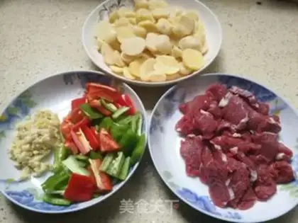 Make Gold beef step 0