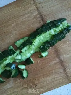 Make Green bean cucumber step 2