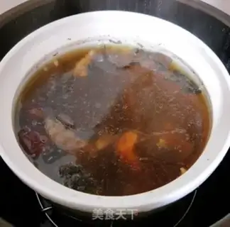 Make The olive plaster and pork heart soup step 4