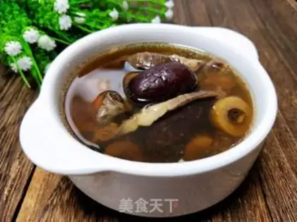 Make The olive plaster and pork heart soup step 5