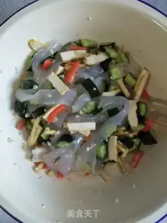 Make Green bean cucumber step 7