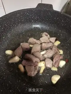 Make Beef rice step 1