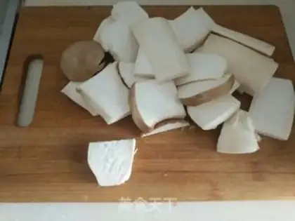 Make Apricot mushroom step 1