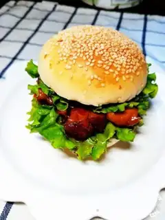 Make Take the chicken burger step 6