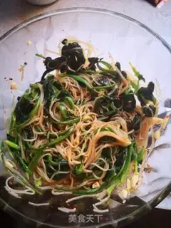 Make A spinach fan step 7